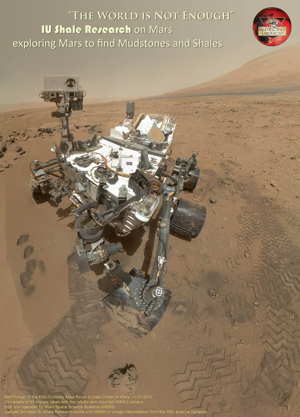 image of Curiosity rover